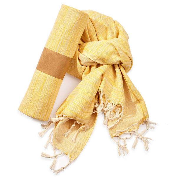 Sunshine Yellow Turkish Beach Blanket