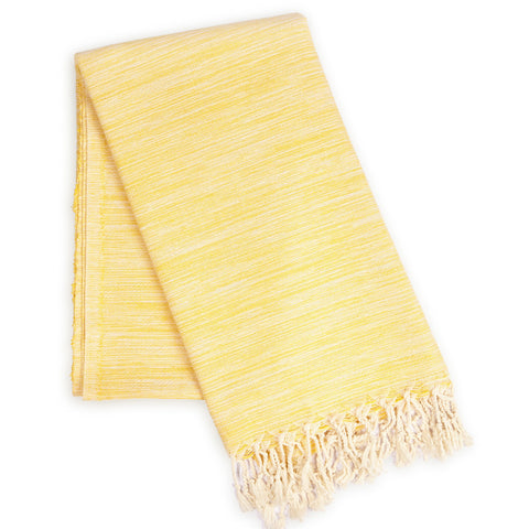 Sunshine Yellow Turkish Beach Blanket