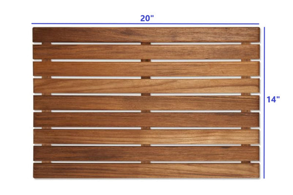 20" Grand Resort Teak Shower Bath Mat