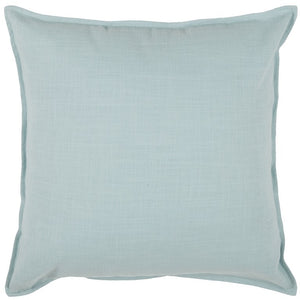 Blue Solid Light Textured Modern Throw Pillow