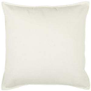 Ivory Solid Light Textured Modern Throw Pillow