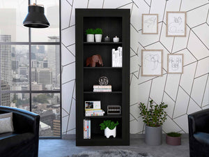 Mod Border Black Bookcase