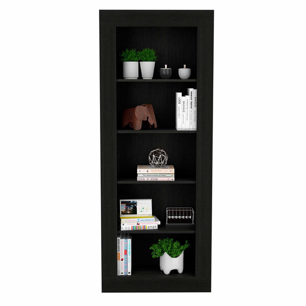 Mod Border Black Bookcase