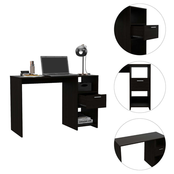 Boko Black Modern Computer Desk