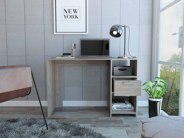 Boko Light Gray Modern Computer Desk