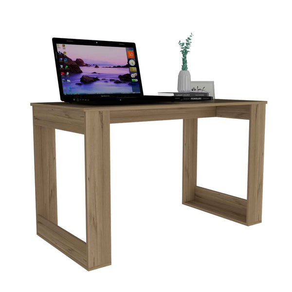 Minimalist Natural Espresso Computer Desk