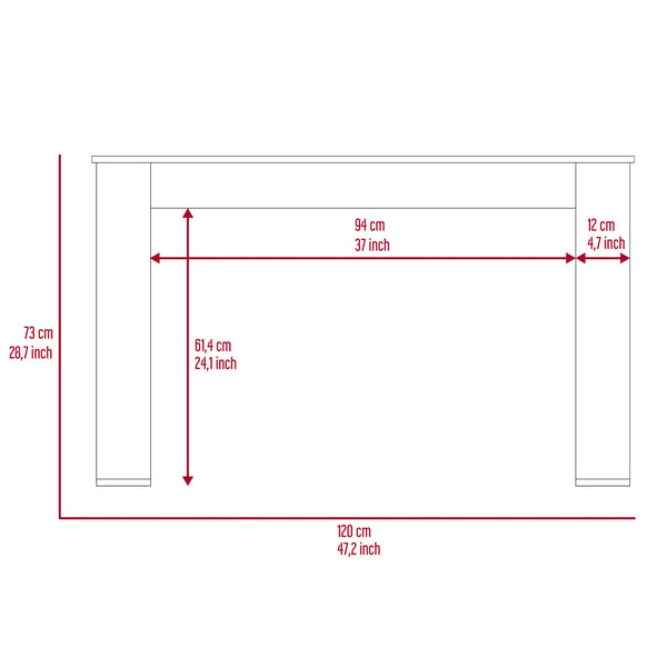 Minimalist Smokey Gray Computer Desk