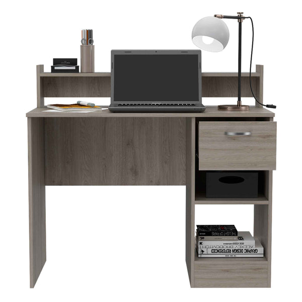 Luxin Light Gray Computer Desk