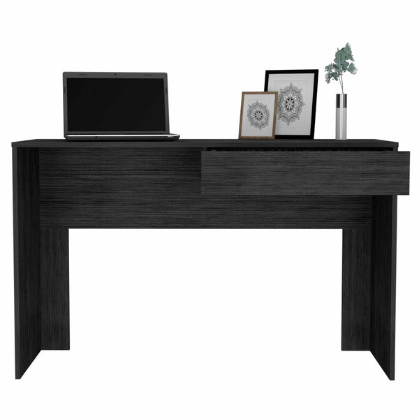 Clio Gray Oak Computer Desk with Drawer