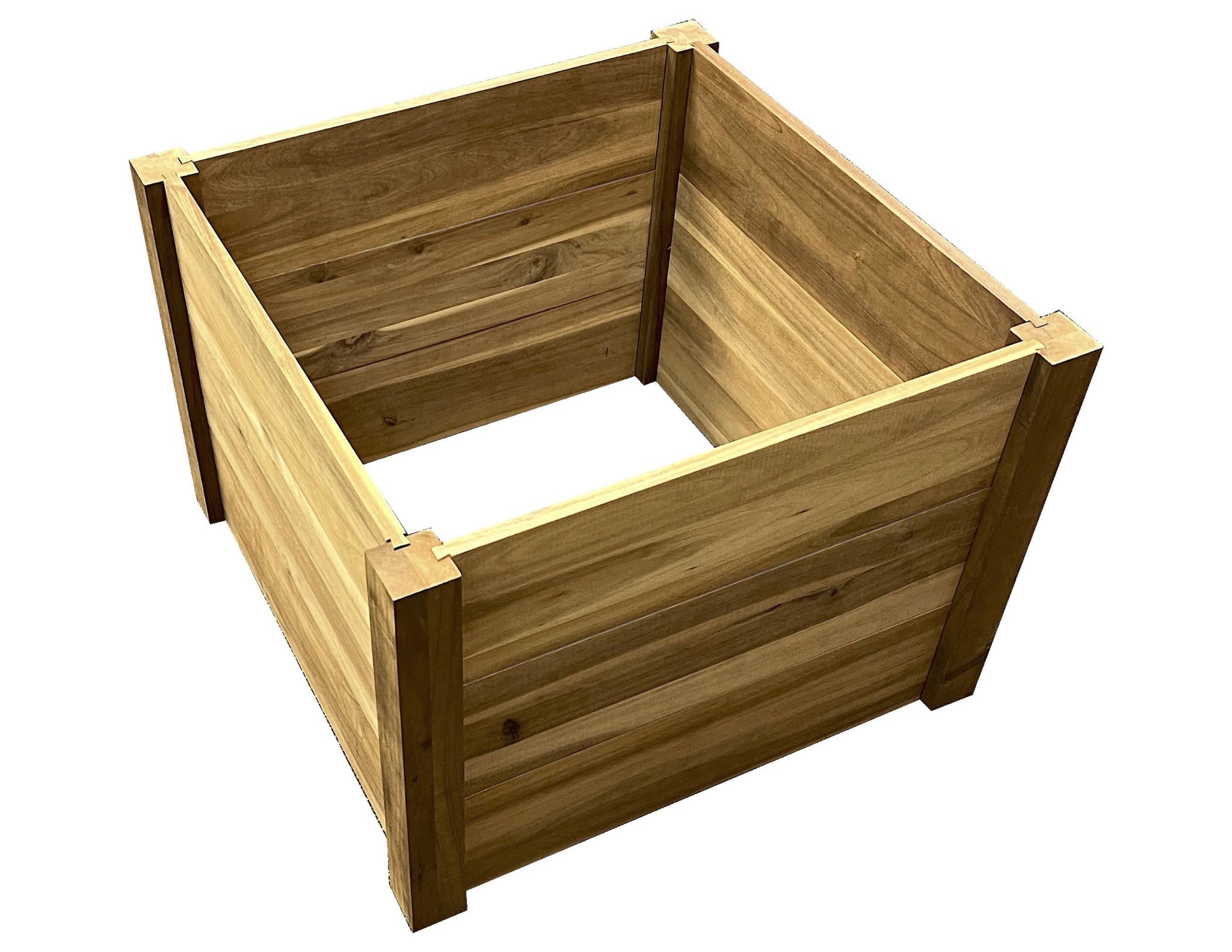 24" Premium Square Hardwood Vegetable and Flower Planter