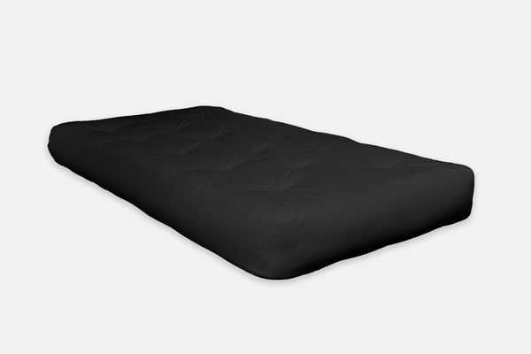 4" Black CertiPUR Single Foam Futon Twin Mattress