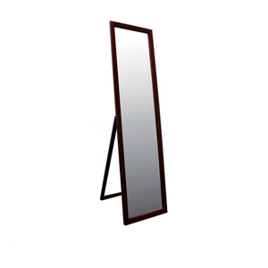 Walnut Finish Full Length Standing Mirror