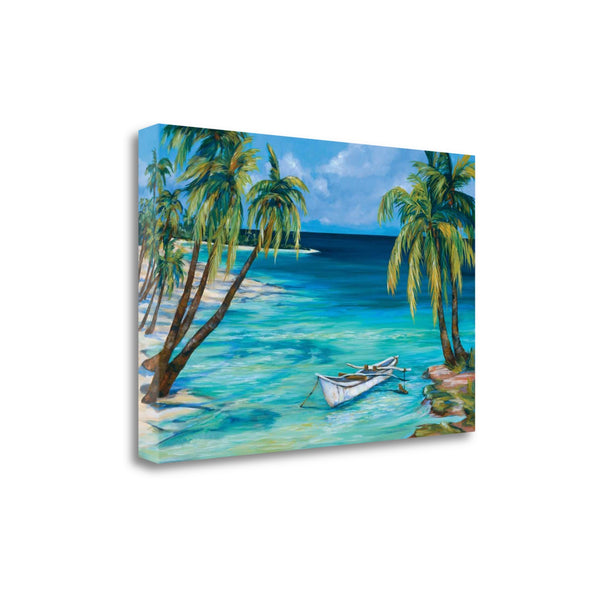 Tropical Beach View 1 Giclee Wrap Canvas Wall Art