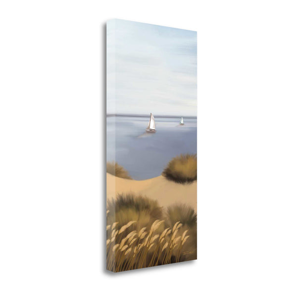 Behind the Beach Dunes View 1 Giclee Wrap Canvas Wall Art