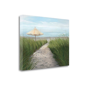 32" Sweet Path to the Beach Giclee Wrap Canvas Wall Art