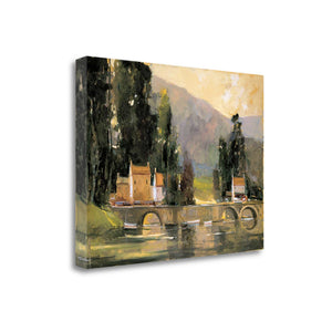 29" Picturesque Countryside Scene Gallery Wrap Canvas Wall Art