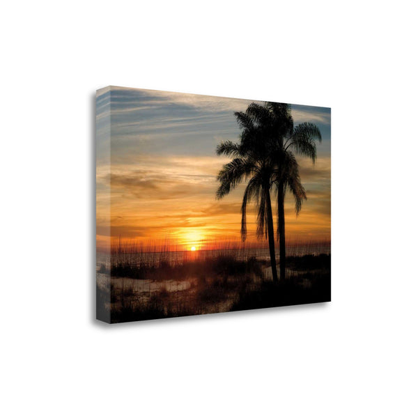 Sunset on the Beach 1 Giclee Wrap Canvas Wall Art