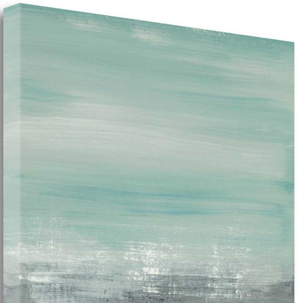 18" Abstract Beach Painting Giclee Print on Gallery Wrap Canvas Wall Art