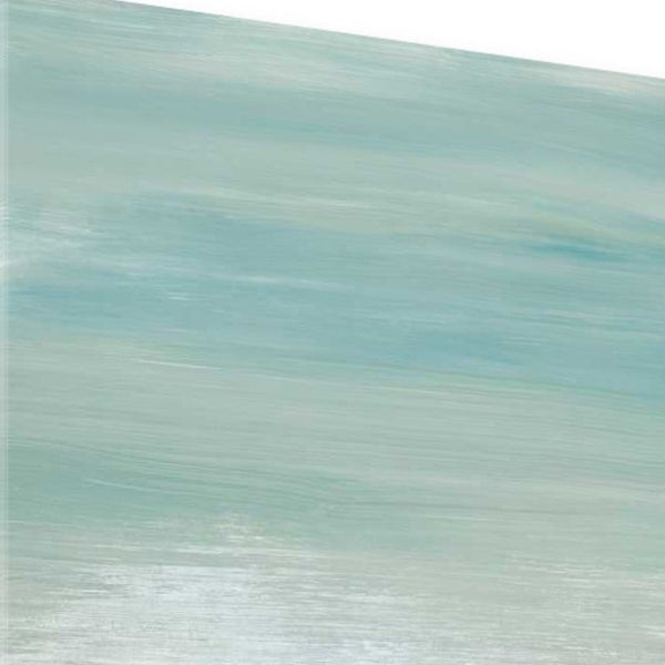 25" Blue Abstract Beach Painting Giclee Print on Gallery Wrap Canvas Wall Art