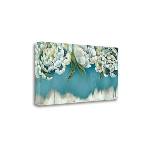 29" Gleam and Glow Pastel Blooms Giclee Wrap Canvas Wall Art