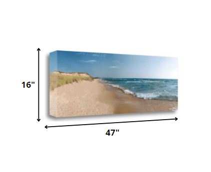 47" By the Sea Shore Giclee Wrap Canvas Wall Art