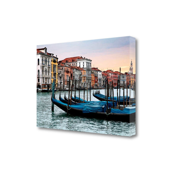 24" Venice Italy Sunset View 1 Giclee Wrap Canvas Wall