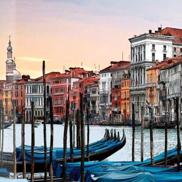 29" Venice Italy Sunset View 2 Giclee Wrap Canvas Wall