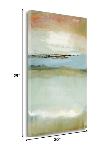 Abstract Water Land View 1 Giclee Wrap Canvas Wall Art