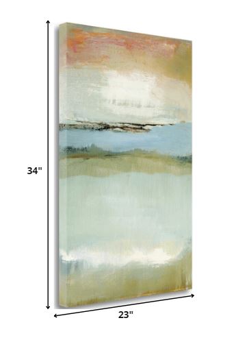 Abstract Water Land View 2 Giclee Wrap Canvas Wall Art