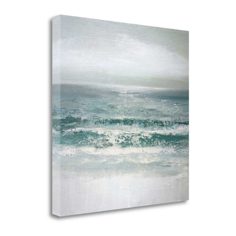 20" Gushing Ocean Waves Giclee Wrap Canvas Wall Art