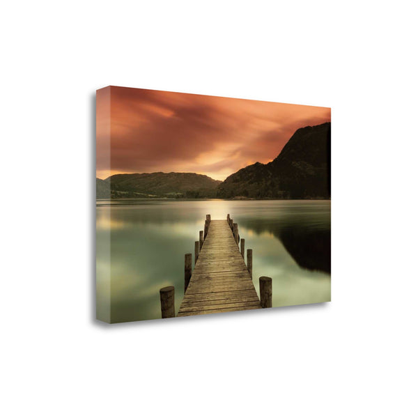 29" Gorgeous Sunset over the Lake Giclee Wrap Canvas Wall Art