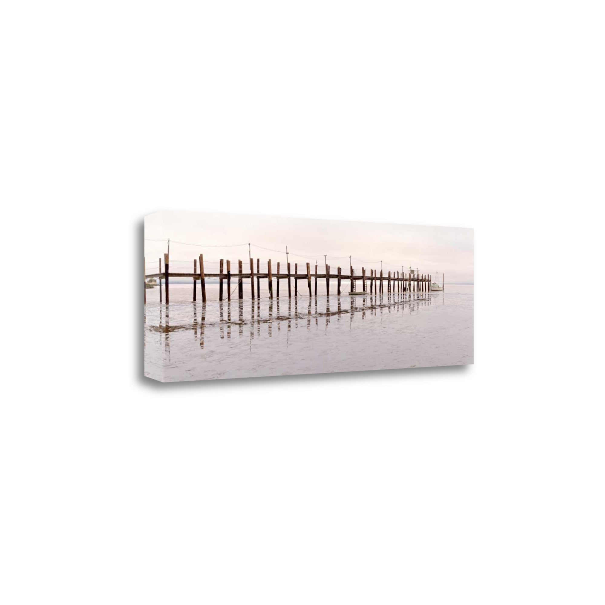 Beach Pier 2 Giclee Wrap Canvas Wall Art