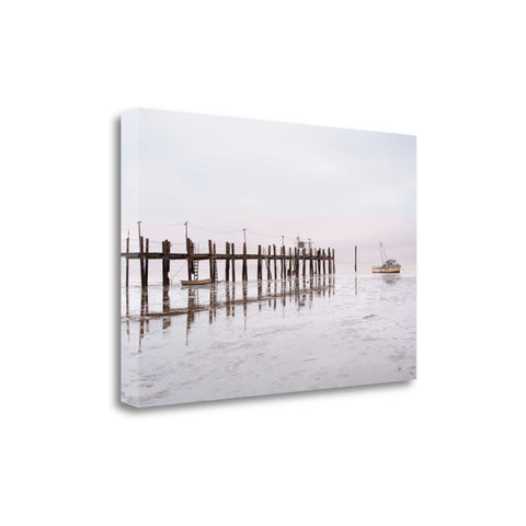 Fishing Boat Pier 1 Giclee Wrap Canvas Wall Art