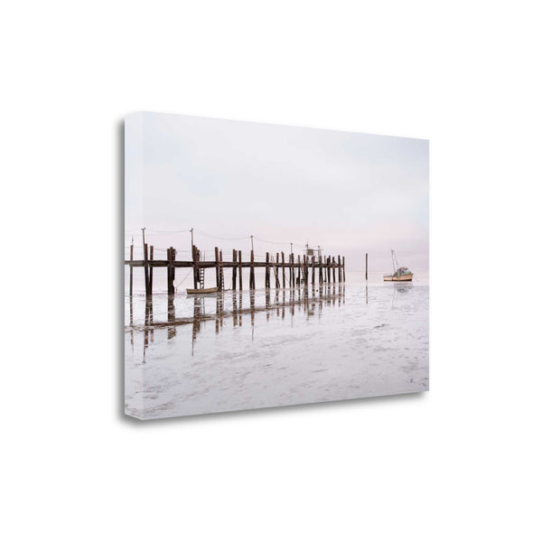 Fishing Boat Pier 2 Giclee Wrap Canvas Wall Art