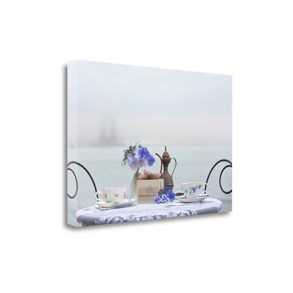 Up Close Tea Party For Two 2 Giclee Wrap Canvas Wall Art