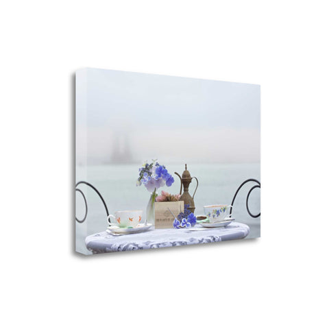 Up Close Tea Party For Two 3 Giclee Wrap Canvas Wall Art