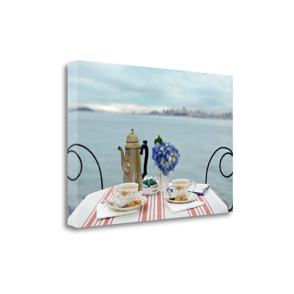 Romantic Brunch For Two Giclee 1 Wrap Canvas Wall Art