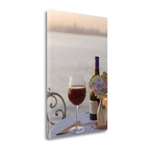 Glass of Wine City 3 Giclee Wrap Canvas Wall Art