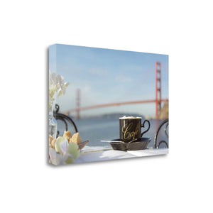 Café Mug Golden Gate Bridge 2 Giclee Wrap Canvas Wall Art