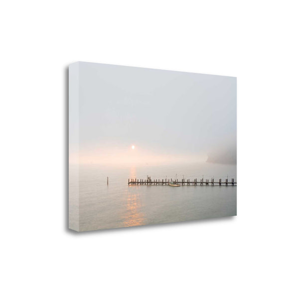 Sunset at the Pier 3 Giclee Wrap Canvas Wall Art