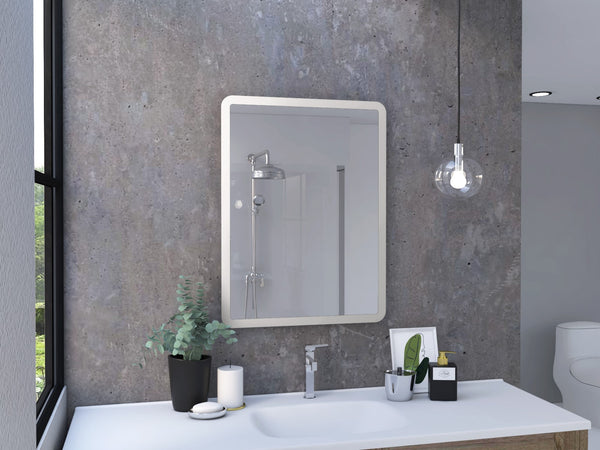 Modern Squoval Shape Wall Mirror