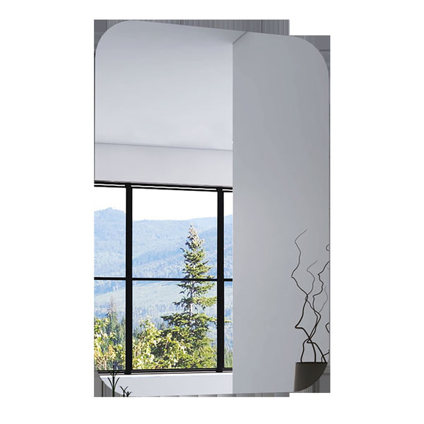 Modern Curved Corner Wall Mirror