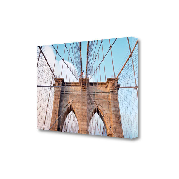 24" Architectural Brooklyn Bridge Gallery Wrap Canvas Wall Art