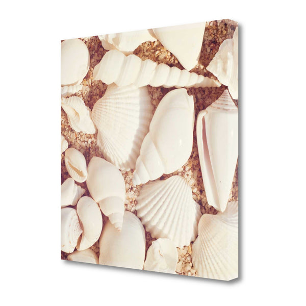 19" Contemporary and Colorful Coastal Print on Gallery Wrap Canvas Wall Art