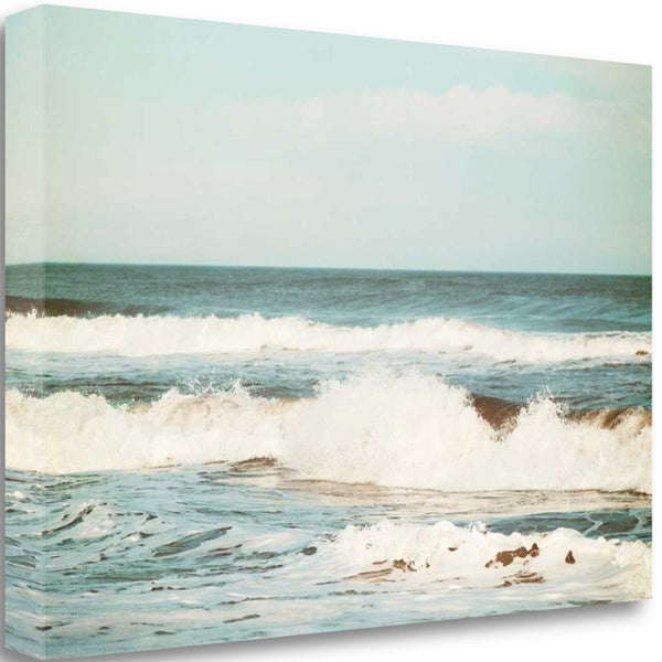 Crashing Ocean Waves 1 Giclee Wrap Canvas Wall Art