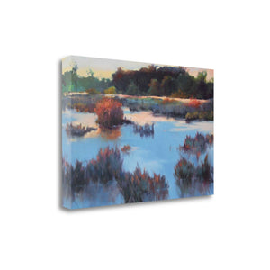 Watercolor Pond Landscape 2 Giclee Wrap Canvas Wall Art