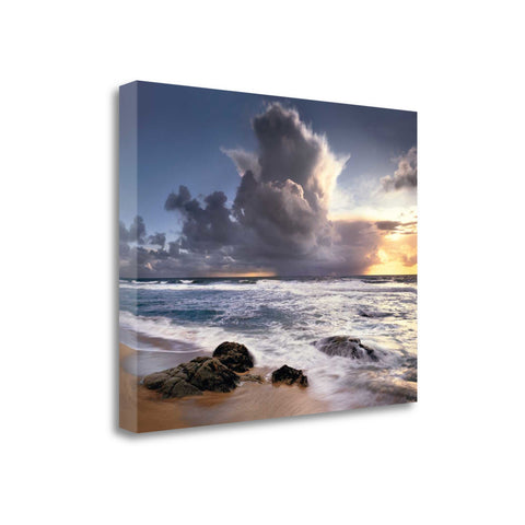 Beach Sunrise View 1 Giclee Wrap Canvas Wall Art