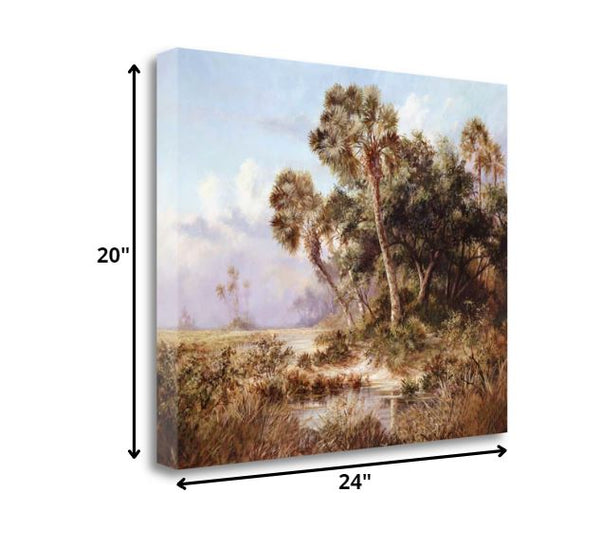 Palm Tree Everglades 1 Giclee Wrap Canvas Wall Art