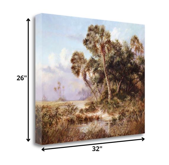 Palm Tree Everglades 3 Giclee Wrap Canvas Wall Art