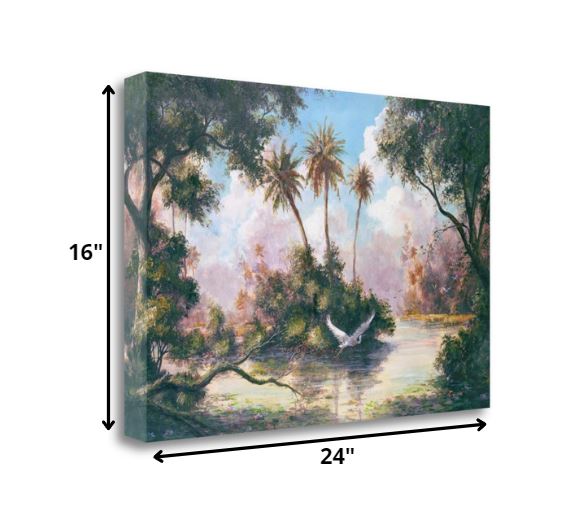 Tropical Everglades 1 Giclee Wrap Canvas Wall Art